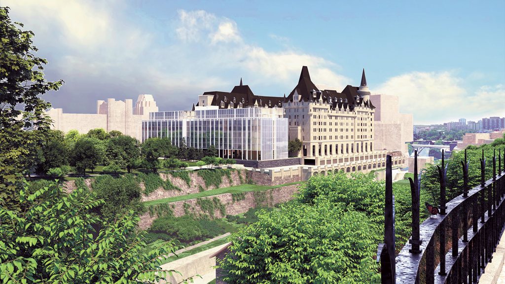 Scaled-down addition plans unveiled for Chateau Laurier