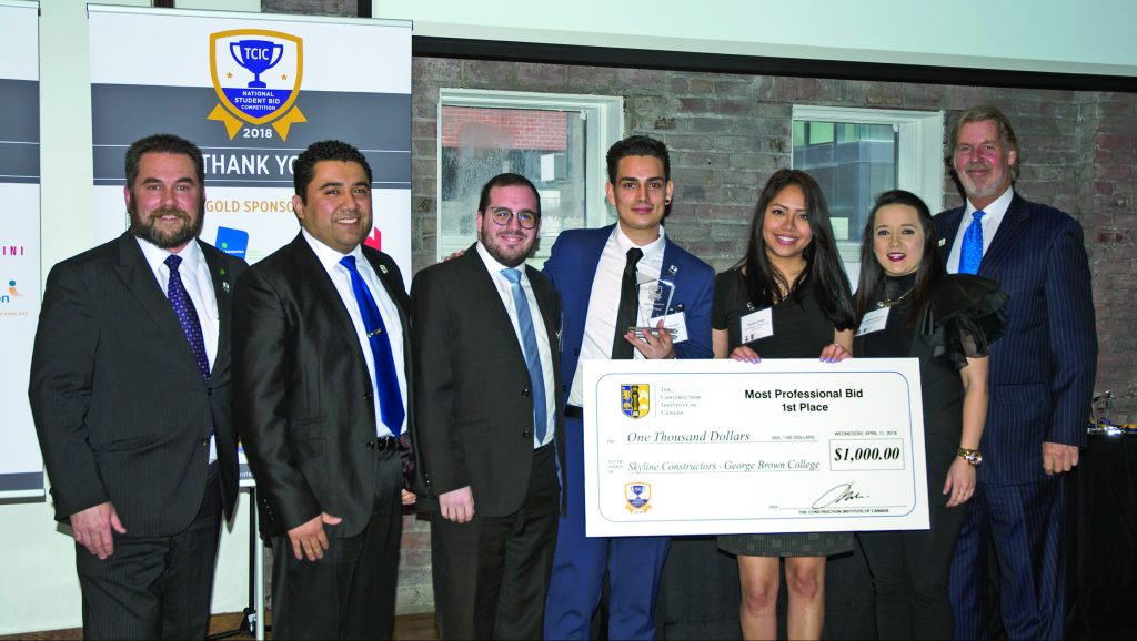 Students shine in challenging 2018 TCIC bid competition