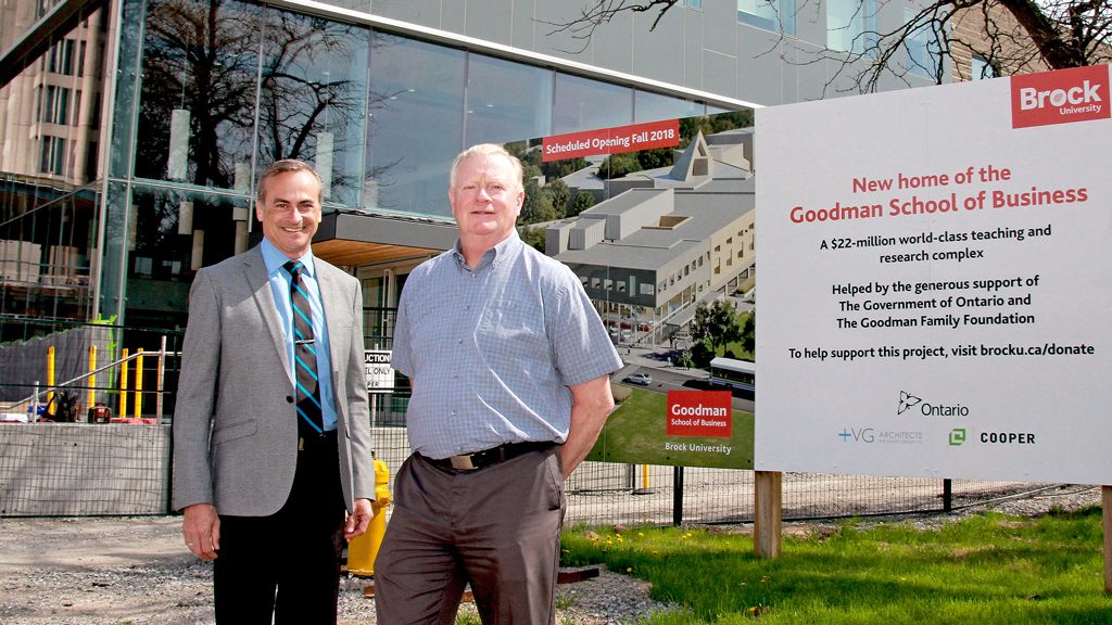 Brock University’s Goodman School of Business to become a campus landmark