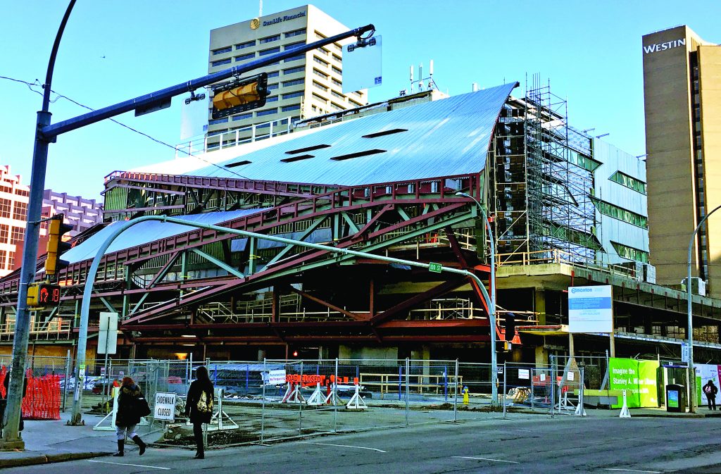Stanley A. Milner Library rising to become a showcase structure