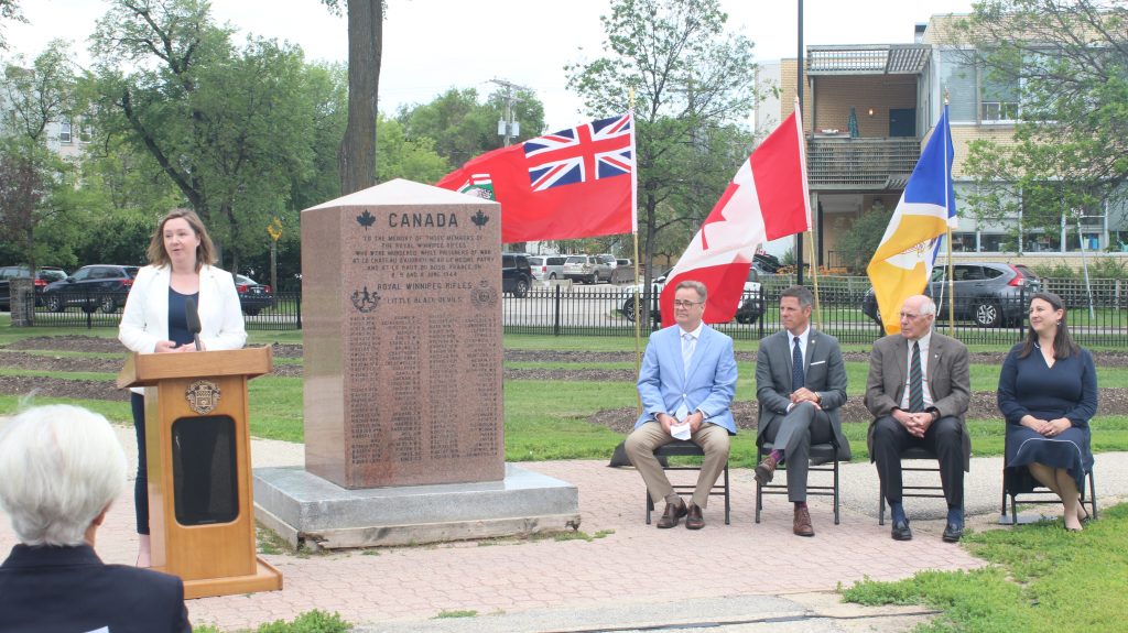 Ground broken on Royal Winnipeg Rifles memorial expansion