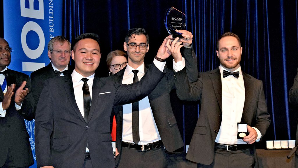 George Brown construction management students win global CIOB competition