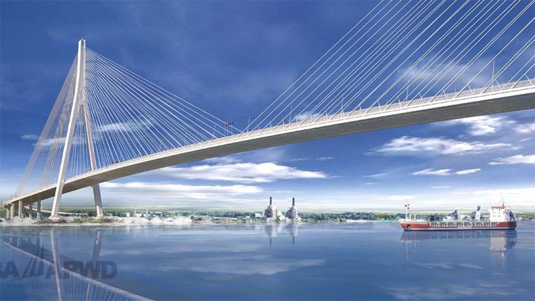The Bridging North America team, consisting of ACS Infrastructure Canada Inc., Dragados Canada Inc., Fluor Canada Ltd. and AECOM has been selected to construct the Gordie Howe International Bridge between Windsor and Detroit. A cable-stayed design was selected for several reasons including cost effectiveness and a “better performing bridge structurally as far as efficiency of materials,” said Tom Middlebrook, consortium spokesman and senior vice-president business development for Dragados.