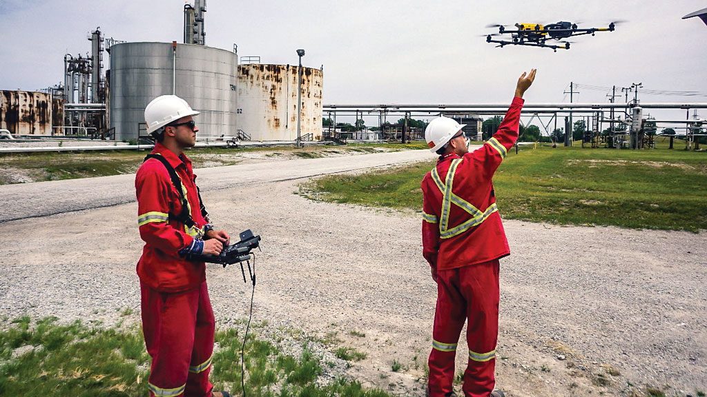 Multi-function drones take flight on construction sites