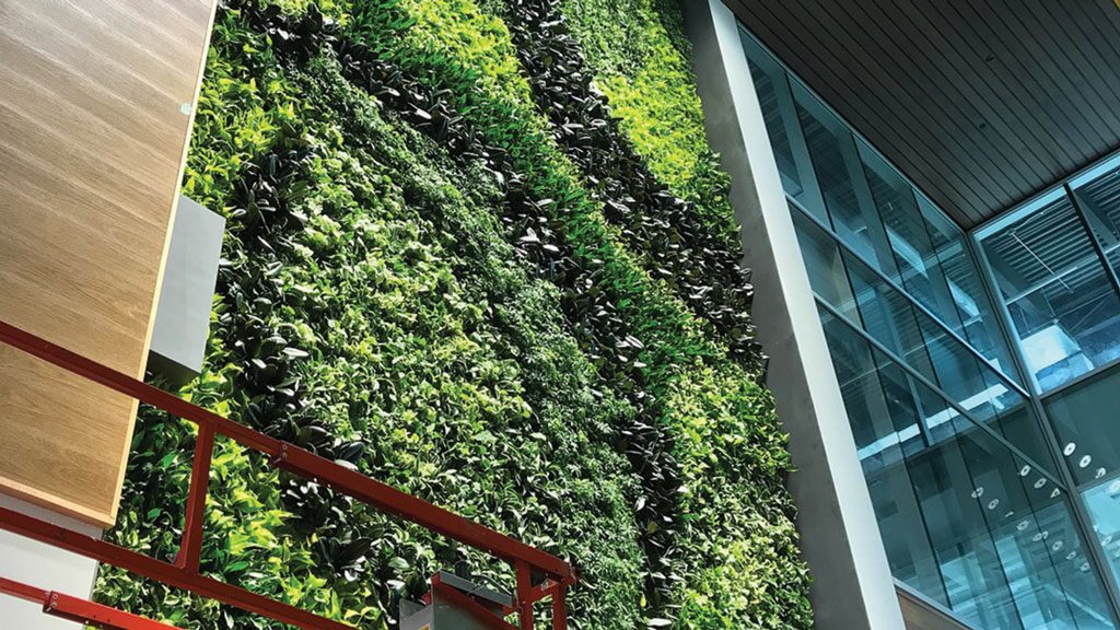 Living walls breathe life into construction projects