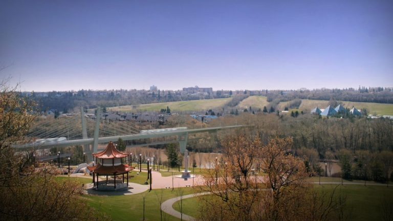 A rendering shows part of Edmonton’s planned expansion of its Valley Line West LRT. The province announced it will pay $1 billion of the project’s projected $2.6 billion cost.