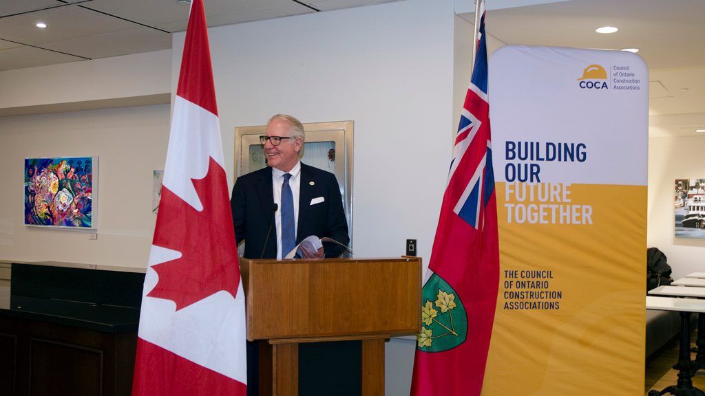COCA president lobbies prompt payment, adjudication deadlines during Construction Day event