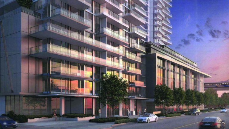 Onni Pinetree Way Holdings Corp. Inc. is planning to build three towers at 49 storeys, 45 storeys and 25 storeys respectively, on the 2.7-hectare property on the southeast corner of Pinetree Way and Glen Drive in Coquitlam, B.C.