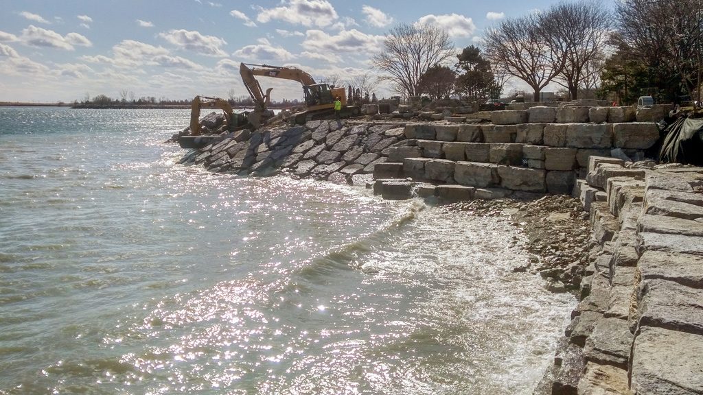 TRCA equips Rotary Peace Park shoreline with new armour