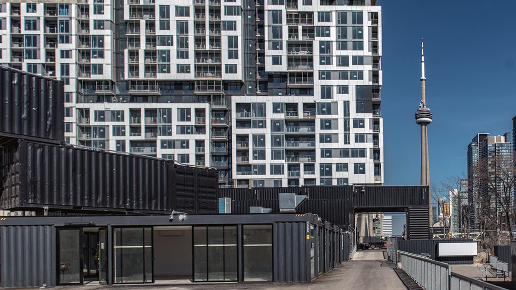 Photo of the Week: Shipping Container Structure in Toronto - Dwell