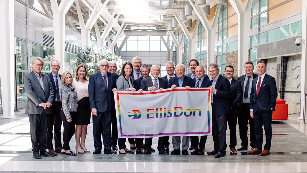 EllisDon marks Pride Month at headquarters and project sites