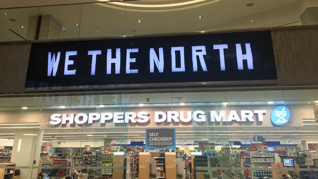 RioCan’s Yonge Sheppard Centre awash in We The North