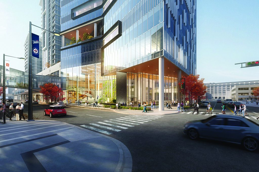 Construction of Winnipeg True North Square tower set for 2019