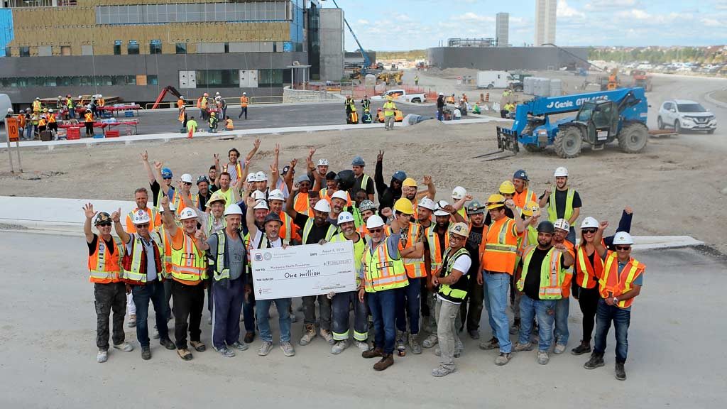 Carpenters’ give $1M to new Vaughan hospital