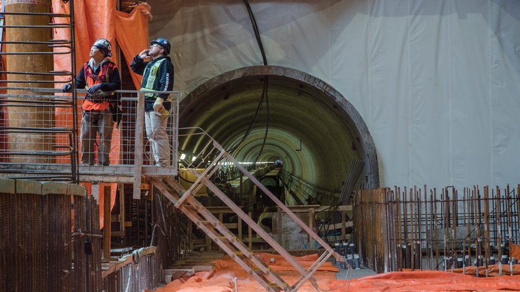 Significant earth movement occurs on Eglinton Crosstown site