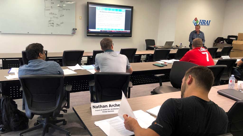 HRAI course focuses on small structure heating, cooling assessment