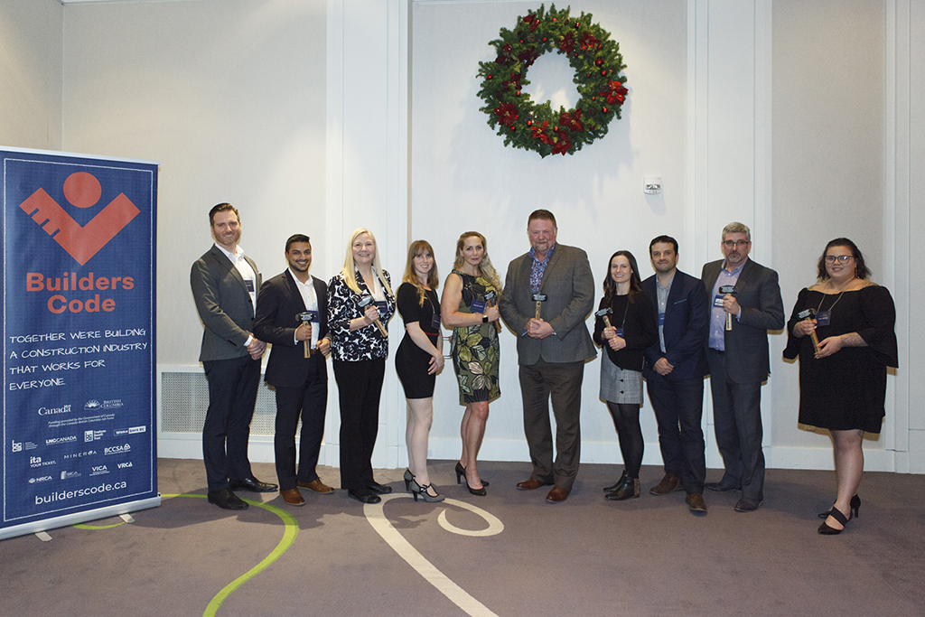 Six employers win inaugural BCCA Builders Code Champion awards