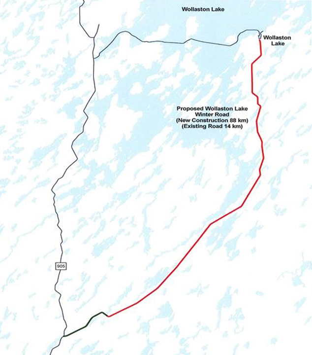 Groundwork underway for Saskatchewan snow road to remote community