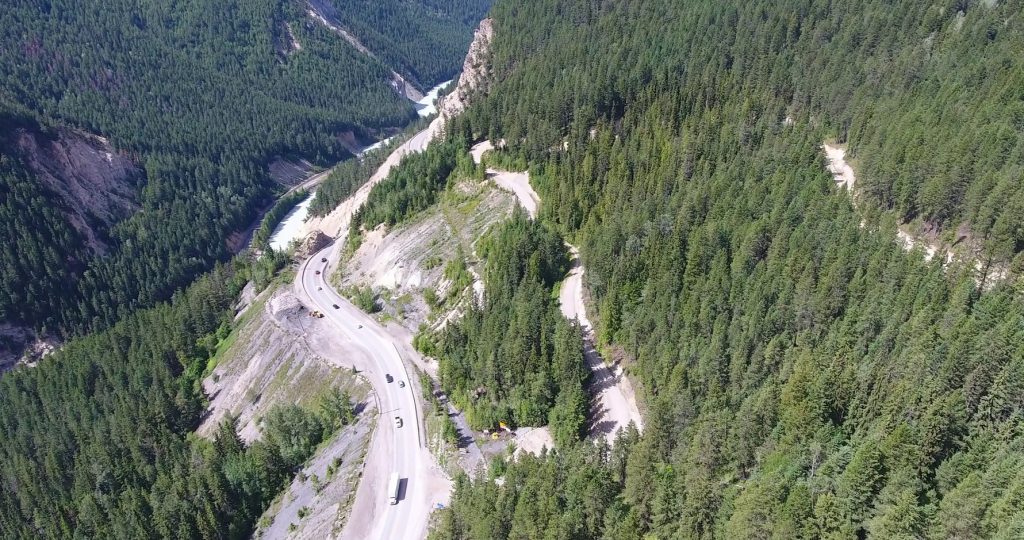 Fieldwork kicks off for Kicking Horse Canyon project
