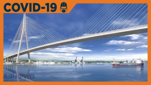Gordie Howe bridge officials say second wave of COVID-19 won’t delay project