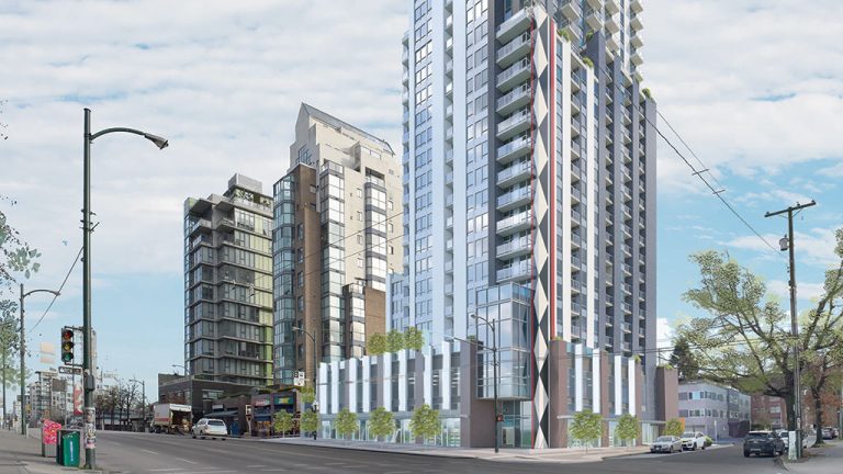 A proposed 28-storey tower on Vancouver’s Broadway corridor has been approved by city council, but some neighbourhood groups oppose what will be the area’s tallest structure.