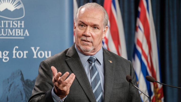 In the days leading up to an announcement from B.C. Premier John Horgan (pictured) of a fall election, the province released a flood of news.
