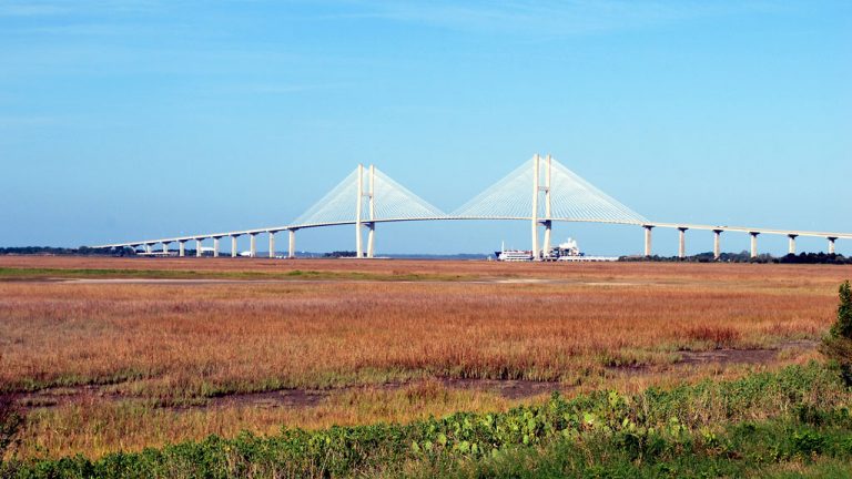 Construction stakeholders say infrastructure spending will be the top ask of President-Elect Joe Biden. Pictured: the Sidney Lanier Bridge in Brunswick, Georgia.