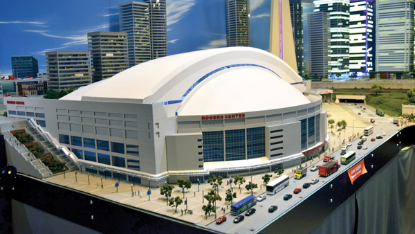 A miniature version of the Rogers Centre was created as part of Little Canada. The miniatures attraction is slated to open next year.