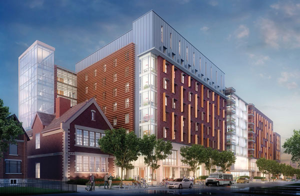 Located on George Street, the project will result in a long-term care home, a transitional living facility, an emergency shelter, affordable housing and a community hub. Seaton House is expected to be fully decommissioned by July 2022.The project will include about 622,000 square feet of new construction and restored heritage buildings.