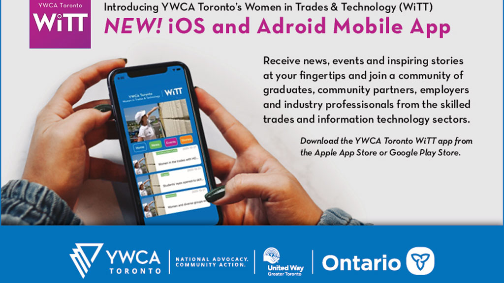 YWCA Toronto launches new Women in Trades and Technology app