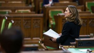 Freeland to present fall fiscal update Tuesday as cost of living dominates politics