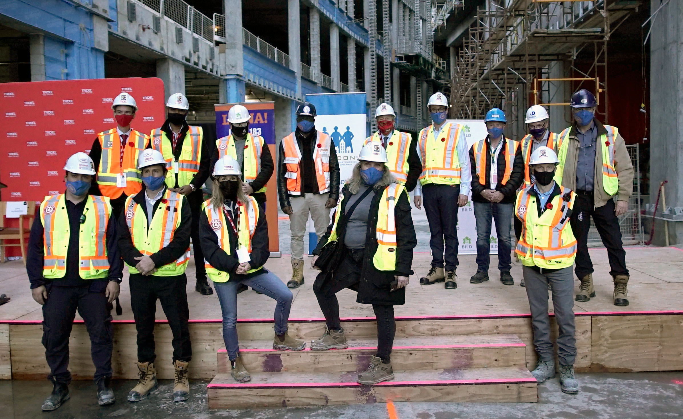 Tridel kicked off the Built for Respect campaign in partnership with EllisDon, the Labourers’ International Union of North America Local 183, the Residential Construction Council of Ontario and the Building Industry and Land Development Association, to tackle and eliminate racism within the construction industry