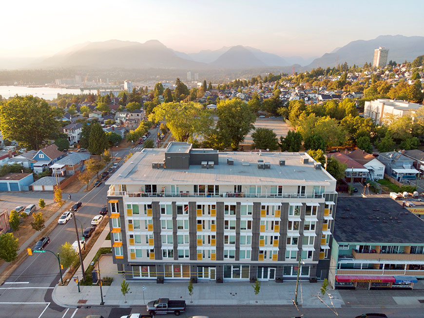 The Heights residential rental building