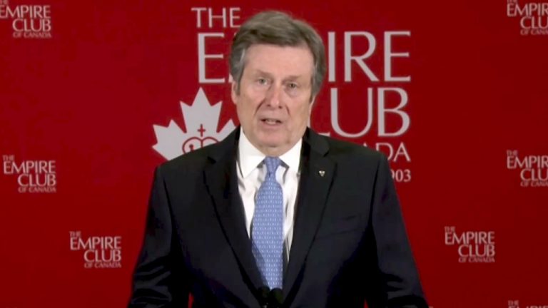 Toronto Mayor John Tory discussed the need for the federal and provincial governments to begin talks with municipalities for a Safe Restart Agreement for 2021 as soon as possible.