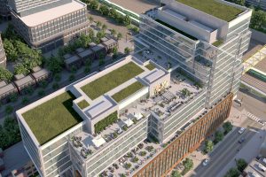 The 15-storey, 560,000-square-foot project will feature staggered floorplates ranging from 20,000 to more than 50,000 square feet and 13 outdoor terraces for its tenants.