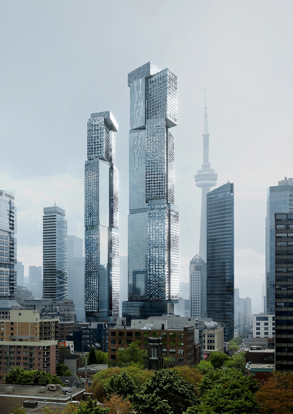 Toronto-born Frank Gehry participated in a virtual community meeting Feb. 9 to unveil the latest version of the twin tower project set to rise at King Street West and Ed Mirvish Way.