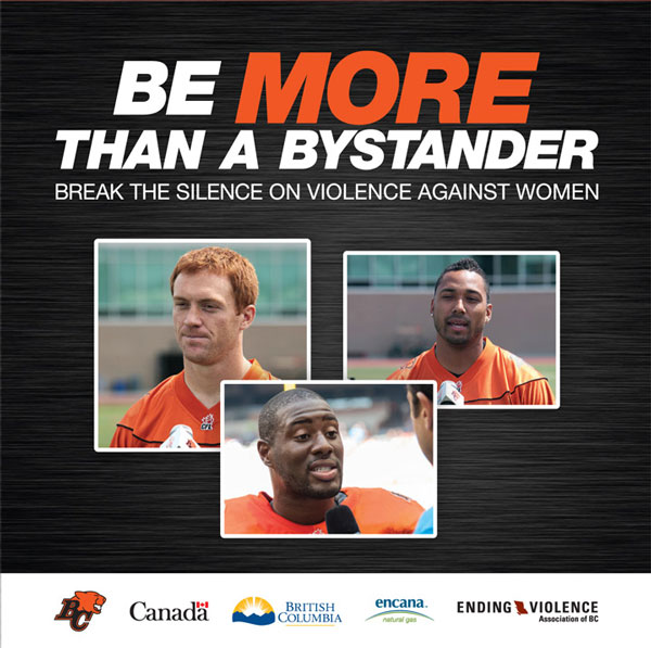 The Be More Than Bystander Program, which was originally developed by the Ending Violence Association of BC and the BC Lions, was adapted to be used in the construction industry. To date, 100 people in the industry have gone through the training. 