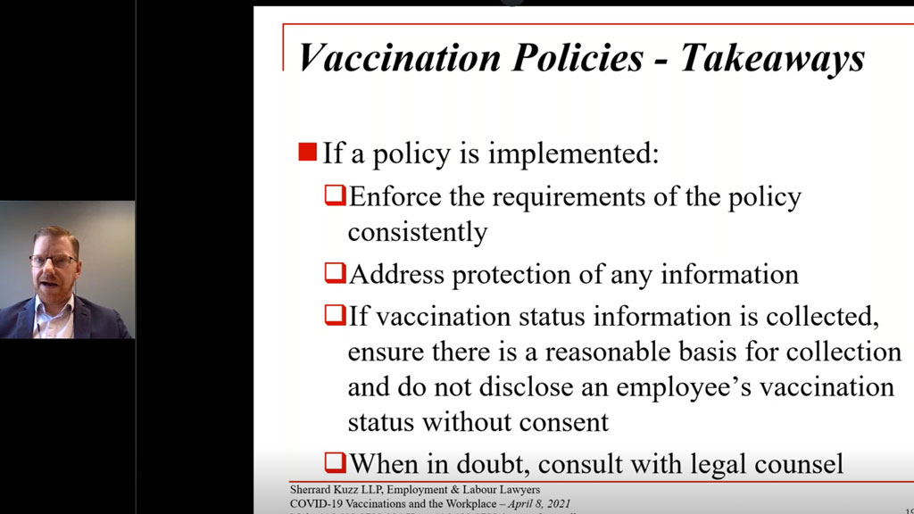 Can you successfully implement a mandatory employee vaccination policy in your workplace?