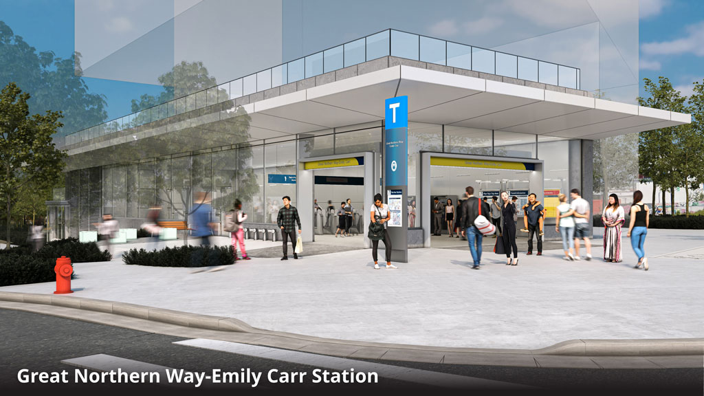 New station designs unveiled for Vancouver subway line