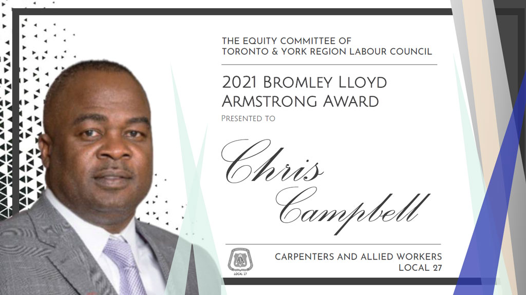 Campbell, Dawns among Bromley Lloyd Armstrong Award winners