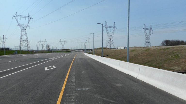 According to the consortium that was hired to design, build and maintain the Highway 427 extension north of Toronto, the thoroughfare is complete. Infrastructure Ontario, however, hasn’t issued a substantial completion certificate citing concerns about crossfall gradients on the stretch of highway.