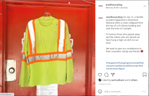 High-vis vest photos shared in memory of victims