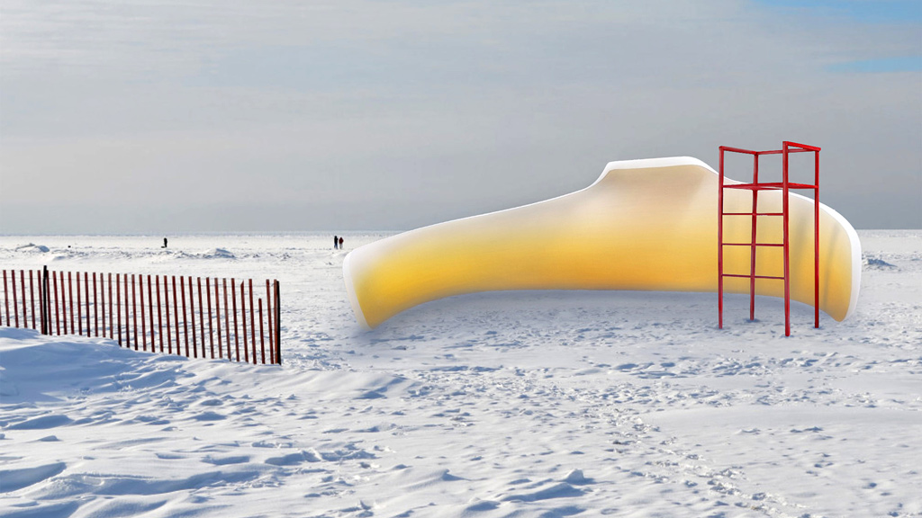 Three Winter Stations on display for the last days of summer in Toronto