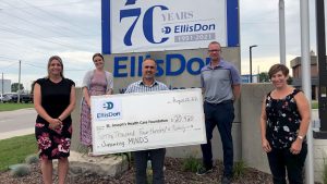 EllisDon raises over $20,000 for St. Joseph’s Healthcare Foundation