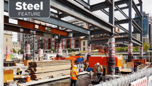 Steel integral to new St. Lawrence Market North building