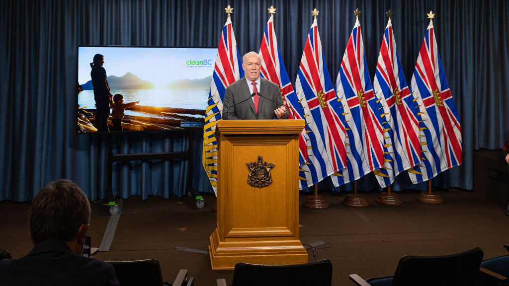 B.C. launches new, aggressive climate plan