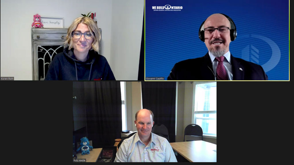 The OGCA held a mental health webinar in September in which OGCA president Giovanni Cautillo (top right) discussed the services of care consultant Medcor.