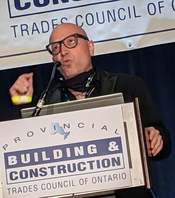 Carmine Tiano, director of occupational health services with the Provincial Building and Construction Trades Council of Ontario, laments a scarcity of resources to deal with mental health.