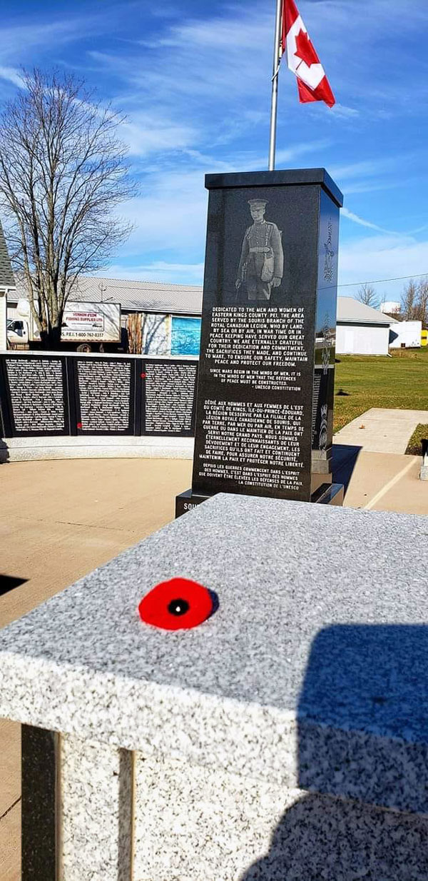 Among the projects spearheaded by Legion Branch 3 president David Perry was the local veterans memorial, completed in 2013.