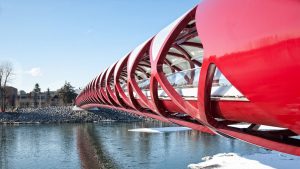 Calgary鈥檚 iconic Peace Bridge railings repaired